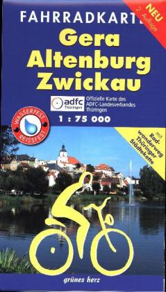 Fahrradkarte Gera, Altenburg, Zwickau