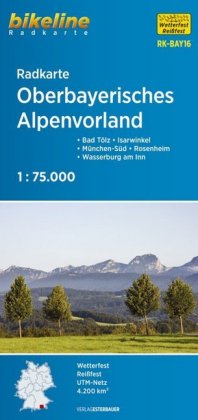 Bikeline Radkarte Oberbayerisches Alpenvorland