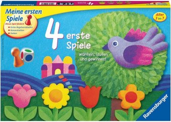 Ravensburger 21417 - 4 erste Spiele - Spielesammlung für die Kleinen - Spiele für Kinder ab 3 Jahren