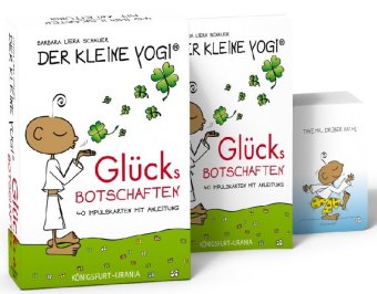 Der Kleine Yogi. Glücksbotschaften - Set mit Booklet und 40 Impulskarten, m. 1 Beilage