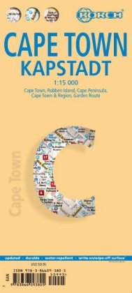 Borch Map Kapstadt. Cape Town