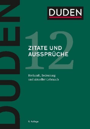 Duden - Zitate und Aussprüche