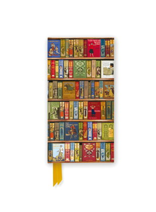 Schmales Hardcover-Notizbuch: Bodleian Libraries, Bücherregal Halligalli