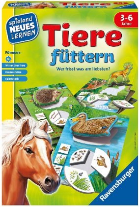 Tiere füttern - Kinderspiel ab 3 Jahre