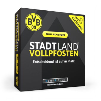 DENKRIESEN - STADT LAND VOLLPFOSTEN® - Das Kartenspiel - BVB EDITION - "Entscheidend ist auf'm Platz
