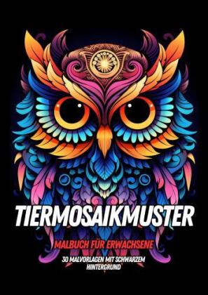 Malbuch für Erwachsene - Tiermosaikmuster