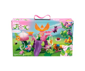 BRIO Flora - 36242 Blumenstadt Deluxe Set | riesiges Spielset für endlosen fantasievollen Spielspaß