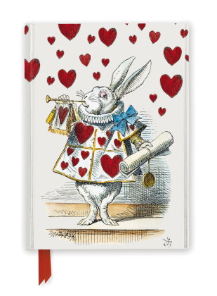 Premium Notizbuch DIN A5: Alice im Wunderland - Weißer Hase