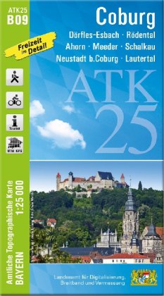 ATK25-B09 Coburg (Amtliche Topographische Karte 1:25000)