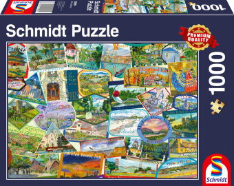 Reise-Sticker (Puzzle)
