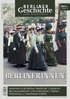 Berliner Geschichte - Zeitschrift für Geschichte und Kultur