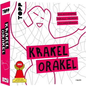 Krakel-Orakel - Das Zeichenspiel für alle, die nicht zeichnen können. Nominiert zum Spiel des Jahres