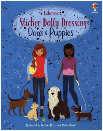 Sticker Dolly Dressing Dogs and Puppies