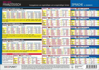 Französisch - Verben, Info-Tafel