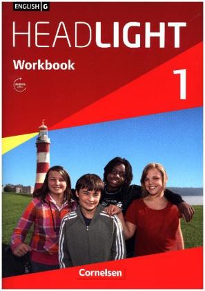 English G Headlight - Allgemeine Ausgabe - Band 1: 5. Schuljahr, Workbook mit Audios online