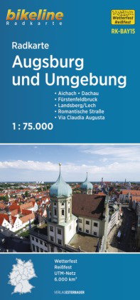 Radkarte Augsburg und Umgebung (RK-BAY15)