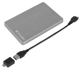 VERBATIM 2.5'' 1TB USB 3.2 GEN1 Store 'n' Go Alu slim , grau