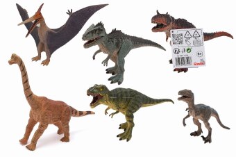 Dinosaurier 18-22cm, 6-sort.