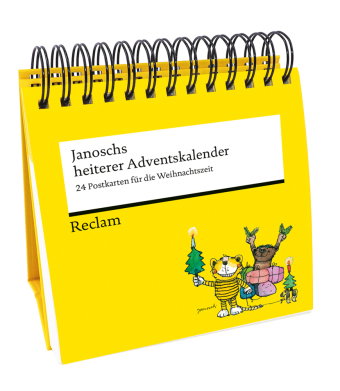 Janoschs heiterer Adventskalender. 24 Postkarten für die Weihnachtszeit (Advents-Postkartenaufstelle