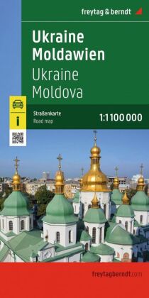freytag & berndt Straßenkarte Ukraine - Moldawien 1:1 Mio.
