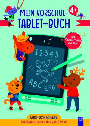 Mein Vorschul-Tablet-Buch 4 + (blaues Cover)