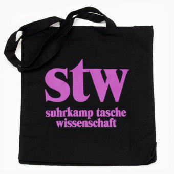 suhrkamp tasche wissenschaft, schwarz/pink