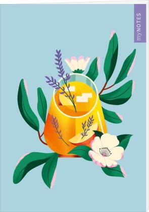 myNOTES Papeterie: Notizheft Farben des Sommers - Limonade