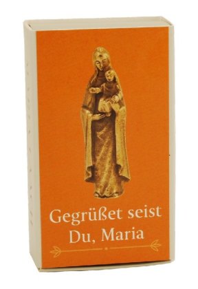 Figur Madonna mit Kind, in Schachtel Gegrüßet seist du, Maria
