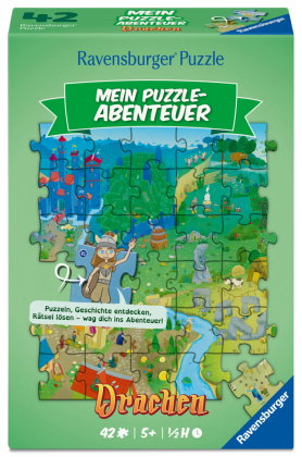 Kinderpuzzle 42 Teile - Mein Puzzle-Abenteuer: Drachen