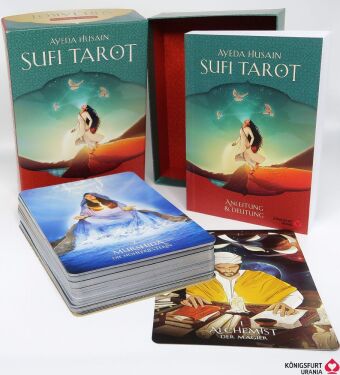 Sufi-Tarot - Der Weg des Herzens: 78 Tarotkarten mit Anleitung, m. 1 Buch, m. 1 Beilage