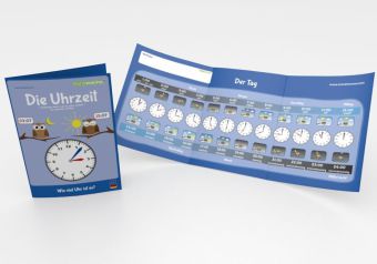 mindmemo Lernfolder - Die Uhrzeit - Grundschule