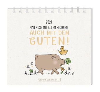Mini-Kalender 2027 Man muss mit allem rechnen