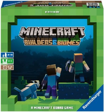 Minecraft: Builders & Biomes - Gesellschaftsspiel & Brettspiel ab 10 Jahre
