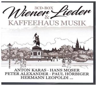 Wiener Lieder und Kaffeehaus Musik, 3 Audio-CDs
