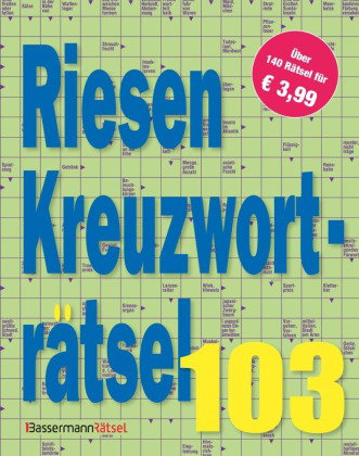 Riesen-Kreuzworträtsel 103