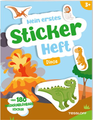 Mein erstes Stickerheft. Dinos