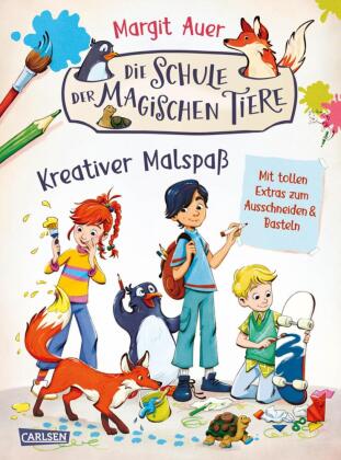 Die Schule der magischen Tiere Beschäftigung: Kreativer Malblock