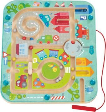 Magnetspiel Stadtlabyrinth (Kinderspiel)
