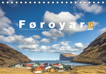 Føroyar - Faroe Islands - Färöer Inseln (Tischkalender 2018 DIN A5 quer)