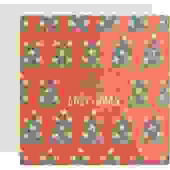 Pop Up Karte Merry Christmas, Rot, 15x15 cm FSC MIX