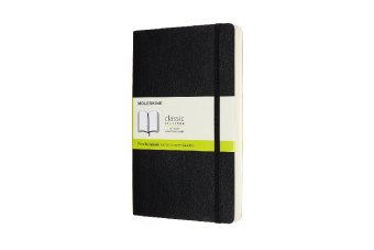 Moleskine Notizbuch, Large, A5 Blanko, Erweiterte Seitenanzahl, Soft Cover, Schwarz