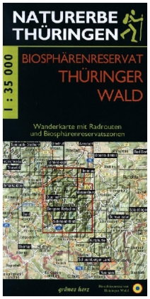 Wanderkarte Biosphärenreservat Thüringer Wald