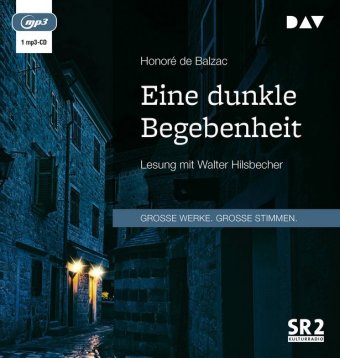 Eine dunkle Begebenheit, 1 Audio-CD, 1 MP3