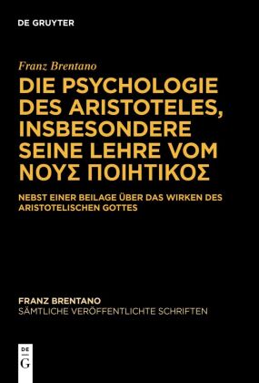 Die Psychologie des Aristoteles, insbesondere seine Lehre vom Sigma Sigma