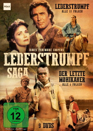 Lederstrumpf-Saga: Lederstrumpf + Der letzte Mohikaner, 9 DVD