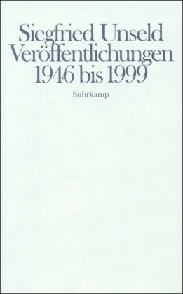 Veröffentlichungen 1946 bis 1999