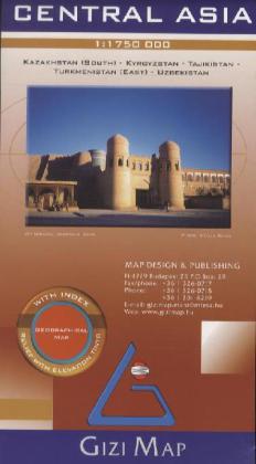 Gizi Map Central Asia Geographical
