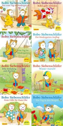 Pixi-Box 282: Neues von Bobo Siebenschläfer (8x8 Exemplare), 8 Teile