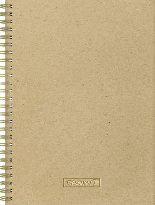 Brunnen Notizbuch Wire-O A5 dotted caramel