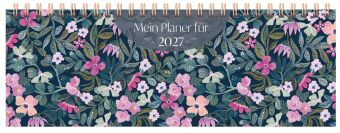 Tischquerkalender Purpur-Blüten 2027